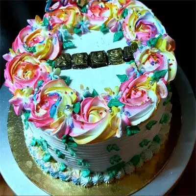 Chocolate Mousse Birthday Cake