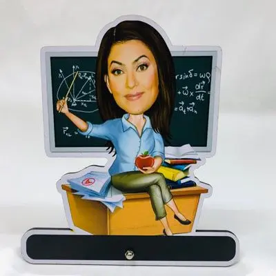 Teacher's Day Caricature