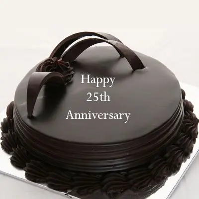 25th Luscious Anniversary Truffle Cake