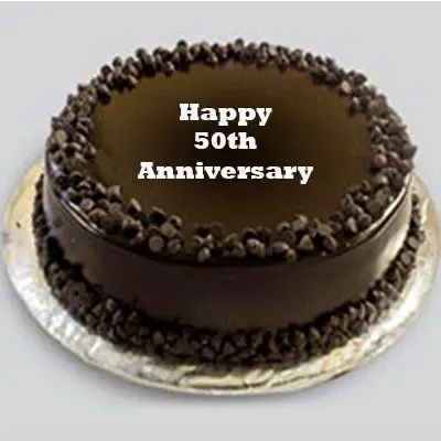 50th Anniversary Choco Chip Cake