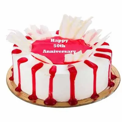 50th Anniversary Special Strawberry Cake