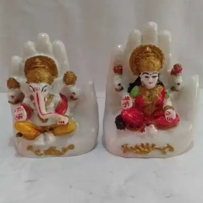 Beautiful Laxmi Ganesh Idols Pair