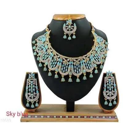 Sky Blue Diva Beautiful Jewellery Sets