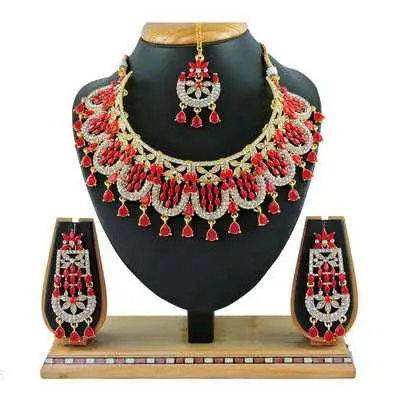 Red Diva Beautiful Jewellery Sets