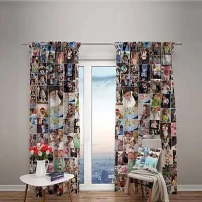 Personalised Photo Curtain
