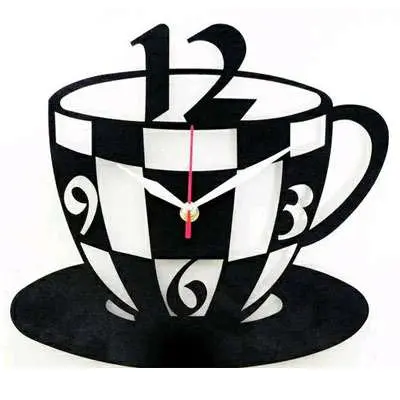 Tea Cup Fancy Wall Clocks