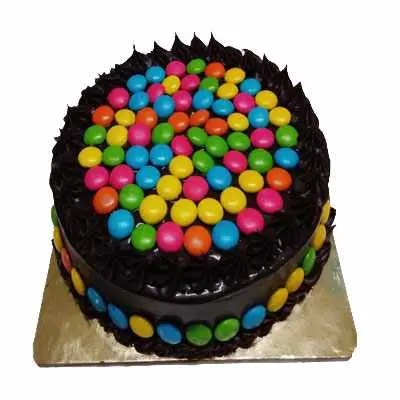 Chocolate Cake with Gems