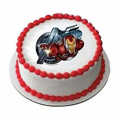 Iron Man Theme Cake