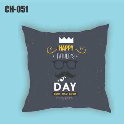 Happy Father's Day Printed Cushion