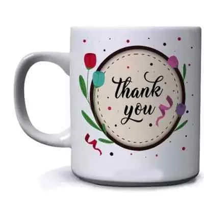 Personalized Thank You Coffee Mug