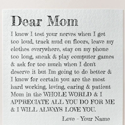 Mom Letters