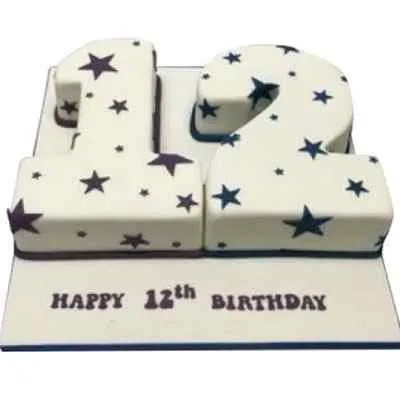 12 Birthday Cake for Girl