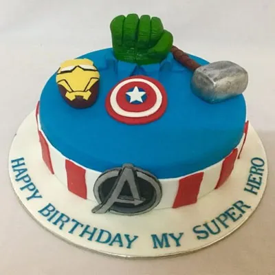 Avenger Birthday Cake
