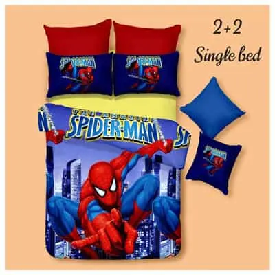 Spiderman Printed Bedsheet