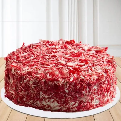 Decorated Red Velvet Cake
