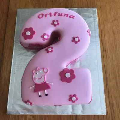 2nd Birthday Girl Cake