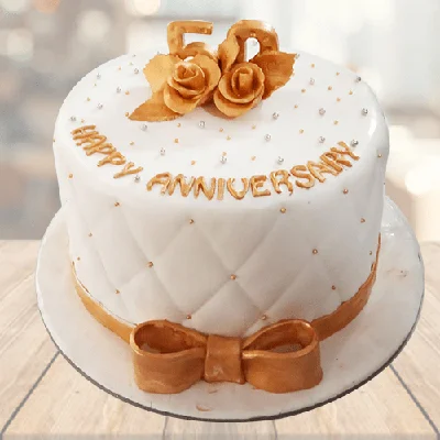 50th Anniversary Cake for Mom Dad