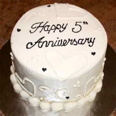 5 Year Anniversary Cake