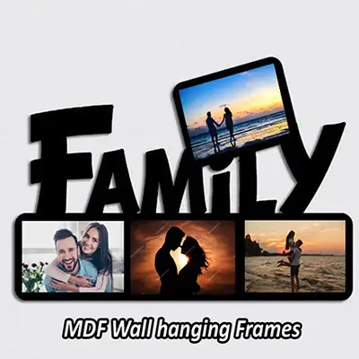 MDF Family Collage Frame Gift