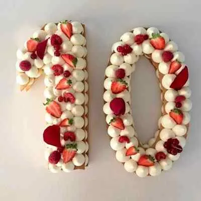 10 Number Birthday Cake