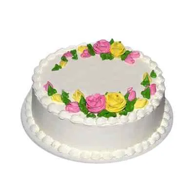 Delicious Pineapple Rose Cake