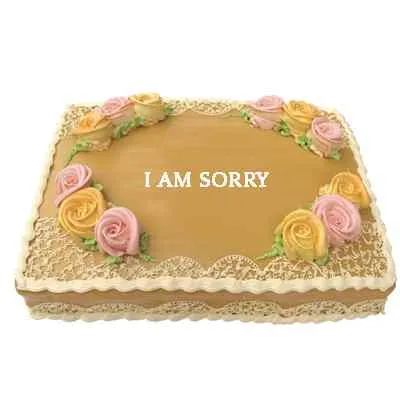 I am Sorry Caramel Cake