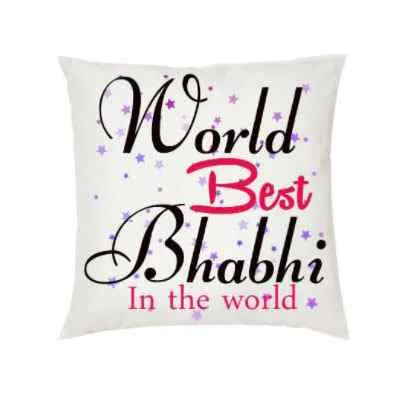 Worlds Best Bhabhi Cushion
