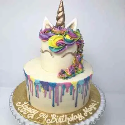 Unicorn 2 Layer Cake