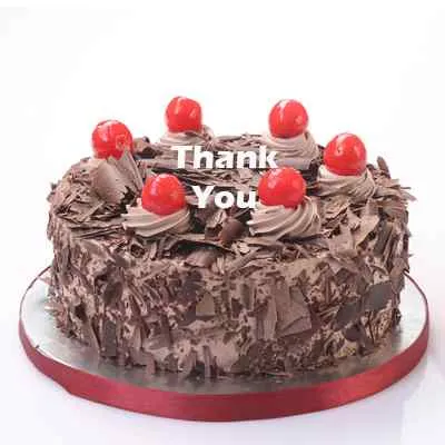Thank You Chocolate Forest Cake