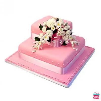 Square 2 Tier Cake From 5 Star