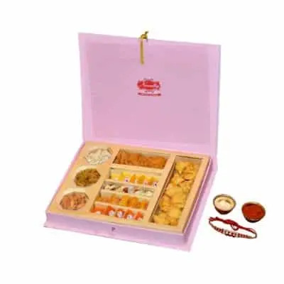 Pink Beauty Sweets and Dry Fruit Hamper