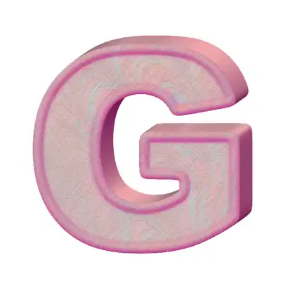 G Letter Cake