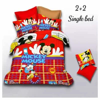 Micky Mouse Printed Bedsheet