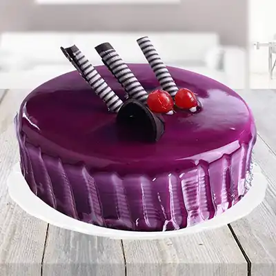 Black Currant Birthday Cake