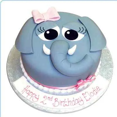 cute elephant face cake  Elephant face Cupcake cakes Cupcakes decoration