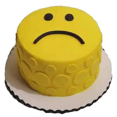 Sad Emoji Cake
