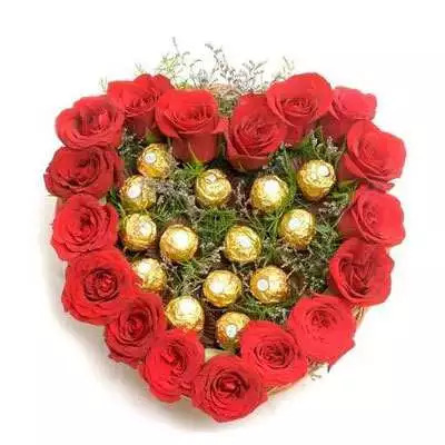 Roses with Ferrero Rocher