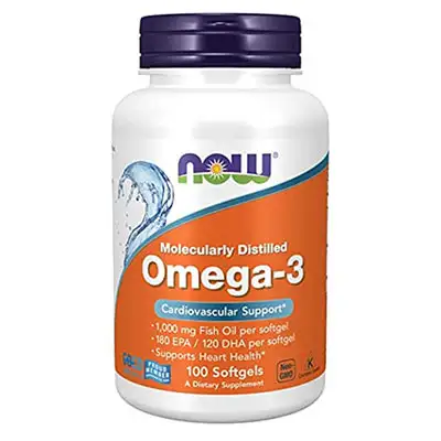 NOW Foods Omega-3 Molecularly Distilled Fish Oil