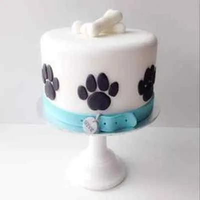 Vanilla Dog Birthday Cake