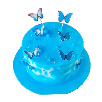 Designer Butterfly on Cake
