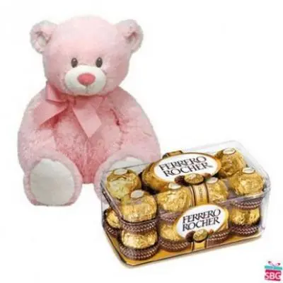 Teddy With Ferrero Rocher