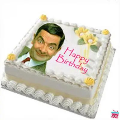 Mr Bean Photo Cake