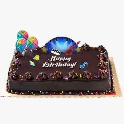 Birthday Chocolate Cake for Music Lover