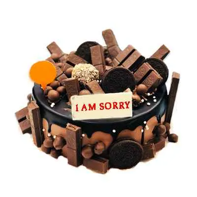 I am Sorry Kitkat Cake