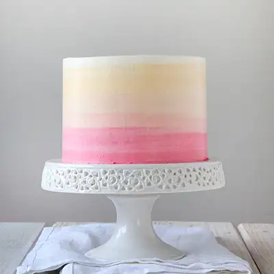 Colorful Roses Ombre Cake Home Delivery | Indiagift