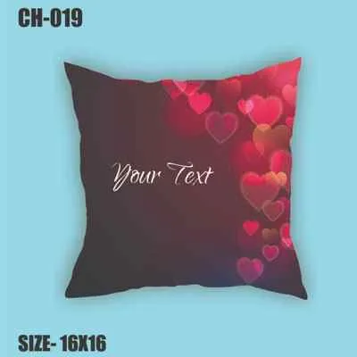 Text Printed Pillow Gift