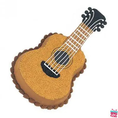 Acoustic Guitar Cake #GuitarThemeCake... - Edible Perfections | Facebook