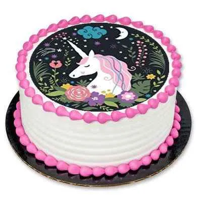 Unicorn Photo Cake