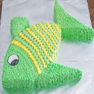 Fish Cut Up Cake 