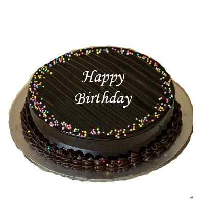 Birthday Chocolate Truffle Cake